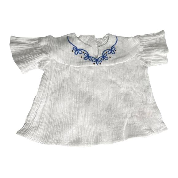 American Girl Julie Meet Outfit 1st Ed Jeans Belt Turtleneck Blouse Shoes Panty - Picture 6 of 12